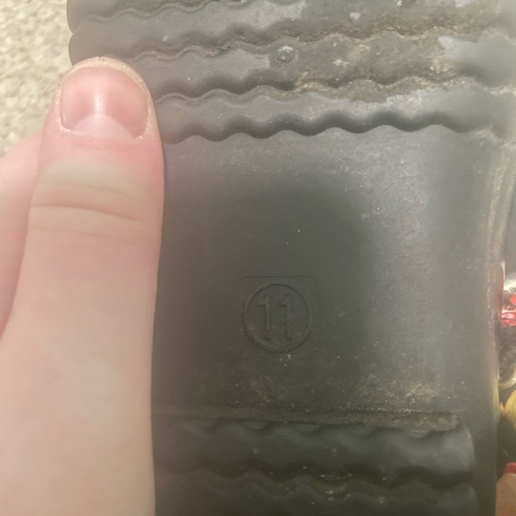 Steve Madden Floral Duck Boots - Picture 2 of 5